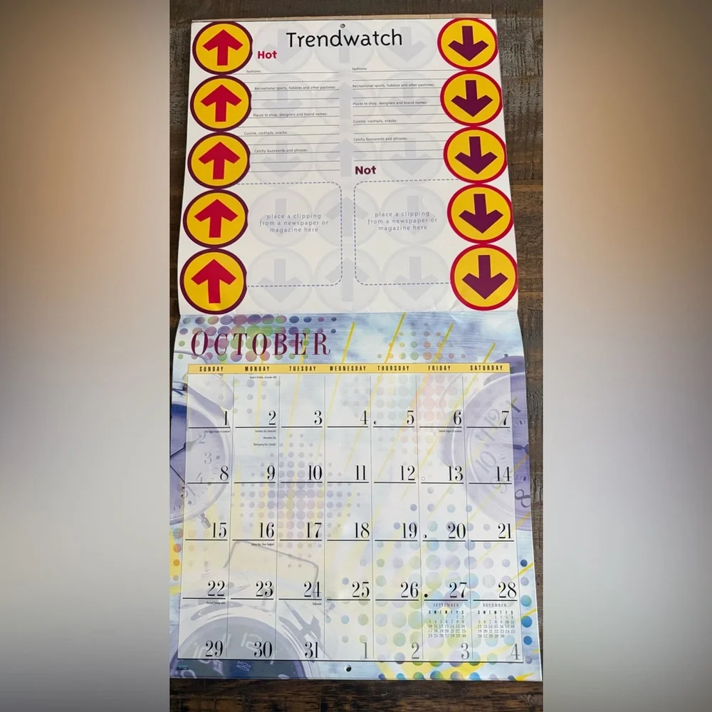 Vintage 2020 Millennium Scrapbook Calendar